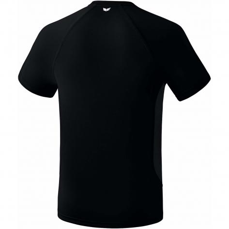 erima Heren Laufshirt Performance T-Shirt 808201 L Schwarz | L
