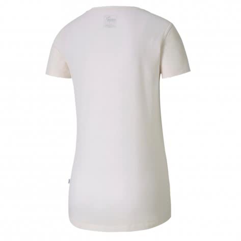 Puma Damen T-Shirt ESS+ Logo Heather Tee 852127-17 XS Rosewater | XS