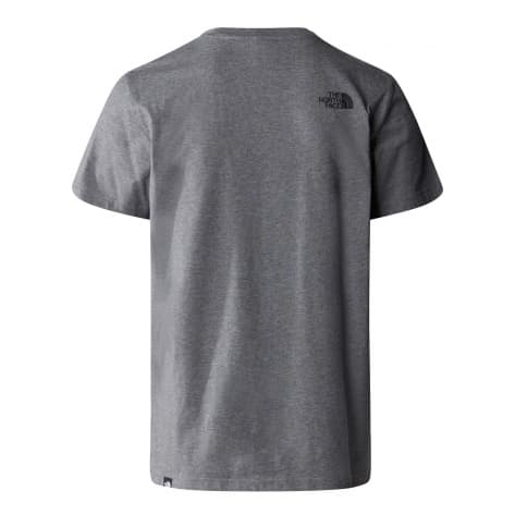 The North Face Herren T-Shirt Simple Dome Tee 87NG-DYY L TNF Medium Grey HTR | L