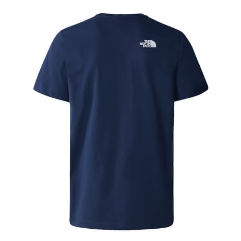The North Face Herren T-Shirt Woodcut Dome Tee 87NX-8K2 M Summit Navy | M
