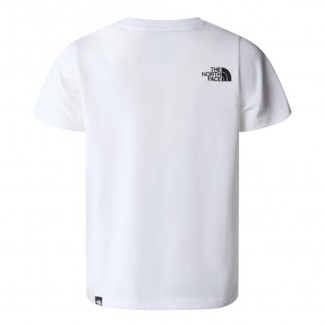 The North Face Kinder T-Shirt Simple Dome Regular SS Tee 87T4-FN4 142-151 TNF White | 142-151
