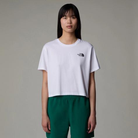 The North Face Damen T-Shirt W Simple Dome Cropped Slim Tee 87U4 