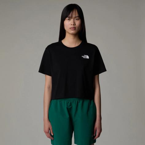 The North Face Damen T-Shirt W Simple Dome Cropped Slim Tee 87U4 