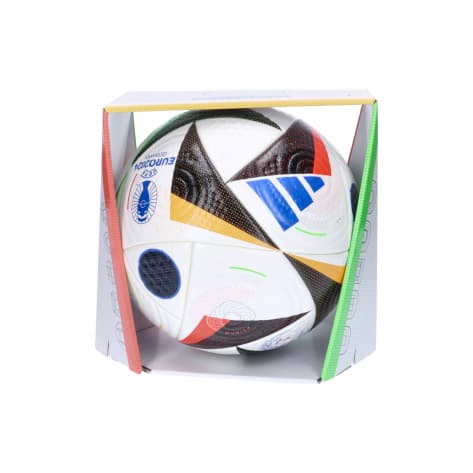 adidas Fussball EURO 24 PRO Fussballliebe IQ3682 5 White/Black/Glory Blue | 5