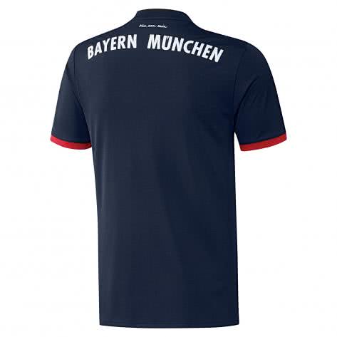adidas Herren FC Bayern München Away Trikot 17/18 AZ7937 M collegiate navy/fcb true red | M
