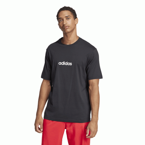 adidas Herren T-Shirt Linear Single Jersey Tee 