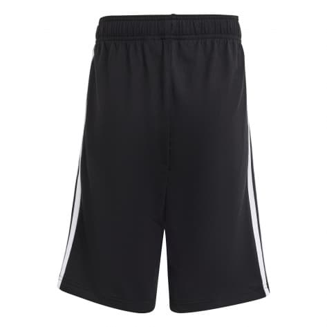 adidas Kinder Short Essentials 3S Knit Shorts HY4714 128 Black/White | 128