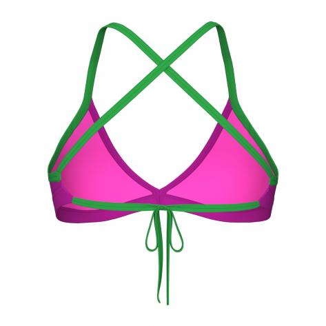 Arena Damen Bikinioberteil Team Swim Top Tie Back Solid 004768 