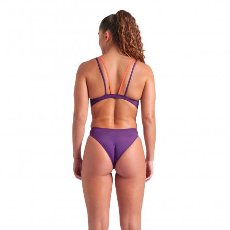 Arena Damen Badeanzug WOMEN S TEAM SWIMSUIT TECH MU SOL 008054-930 36 Plum-Bright Coral | 36