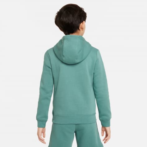 Nike Jungen Kapuzenpullover Fleece Hoodie FV2341-361 137-147 Bicoastal/White | 137-147