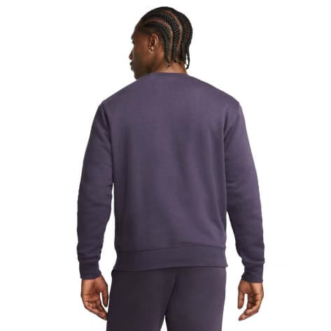 Nike Herren Pullover NSW Club Crew BB BV2662-540 L Cave Purple/White | L