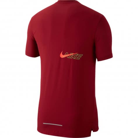 Nike Herren Laufshirt Breathe Rise 365 BV5394-677 M Team Red/Reflective | M