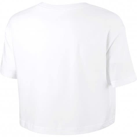 Nike Damen T-Shirt Essential Cropped Tee BV6175-100 M White/Black | M