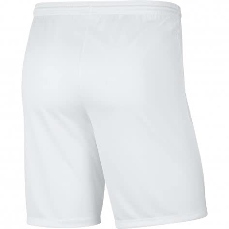 Nike Herren Short Park III BV6855-104 L White/Royal Blue | L