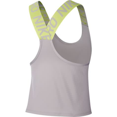 Nike Damen Tank Top Pro Women's Tank CD9717-059 XL ATMOSPHERE GREY/CYBER/WHITE | XL