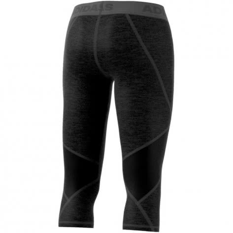 adidas Damen 3/4 Tight Alphaskin Sport Heather CF6557 XXS dark grey heather/black | XXS