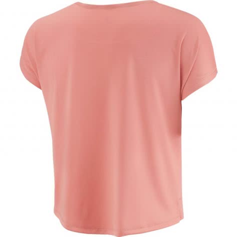 Nike Damen Laufshirt Swoosh Run Top SS CI9493-606 L Pink Quartz/White | L