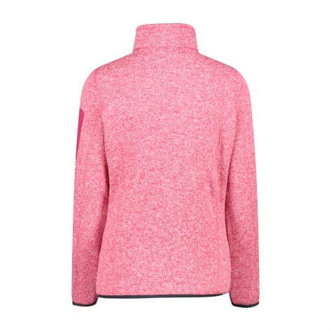 CMP Damen Jacke Knitted Melange Fleece Jacket 3H14746-10CM 48 Fucsia-Bianco-Titanio | 48