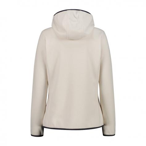 CMP Damen Fleecejacke Woman Jacket Hybrid Fix Hood 35H1626-A143 44 B. Co Gesso | 44