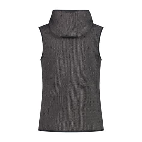 CMP Damen Weste Woman Hybrid Vest Fix Hood 33H5386-U423 34 Antracite | 34