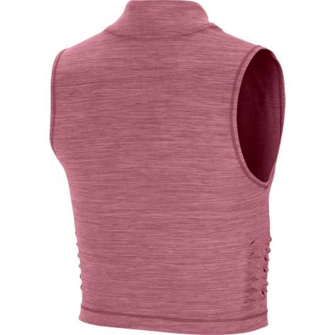 Nike Damen Tanktop Pro Dri-FIT Cropped Tank CU4695-614 M Desert Berry/Platinum Violet | M