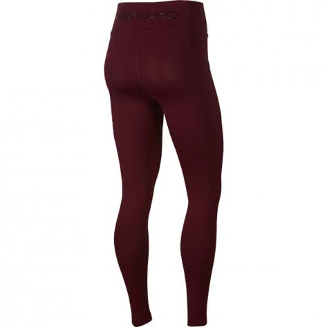 Nike Damen Tight Pro Luxe Mid Rise Tight CU5802-638 XL Dark Beetrot/Metallic Silver | XL