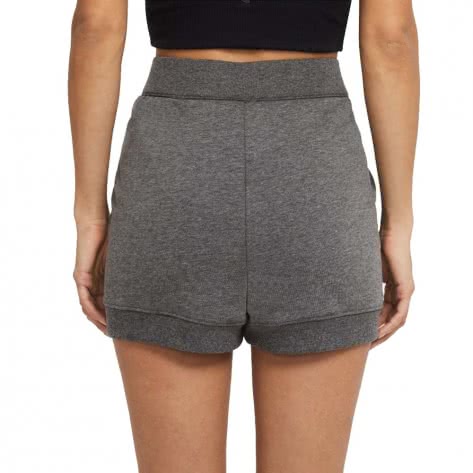 Nike Yoga Damen Shorts French Terry DA0756-010 M Black/Heather/Dk Smoke Grey | M