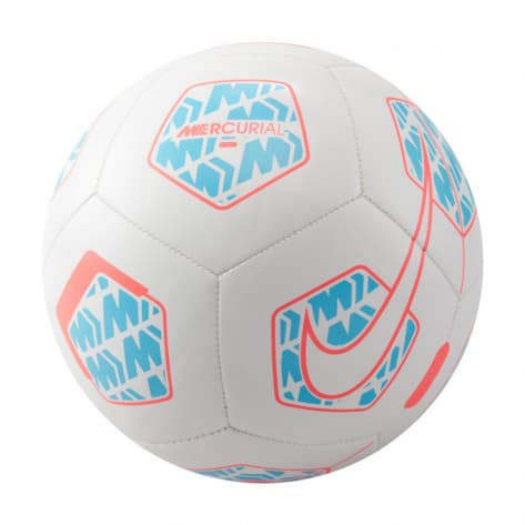 Nike Fussball Mercurial Fade DD0002-100 5 White/Hot Punch/Baltic Blue | 5