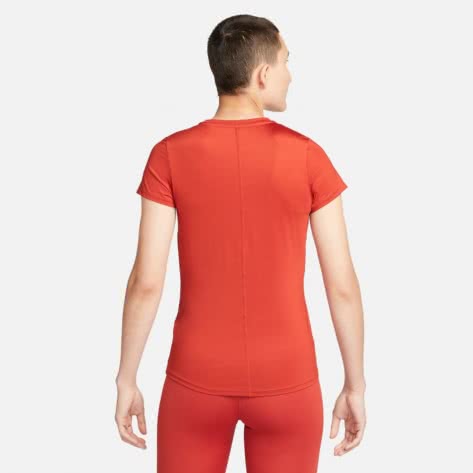 Nike Damen Trainingsshirt Dri-FIT One SS Slim Top DD0626-623 L Cinnabar/White | L