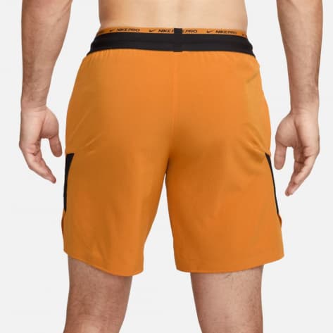 Nike Herren Laufshort Pro Dri-FIT Flex Rep Running Shorts DD1700-815 L Monarch/Black | L