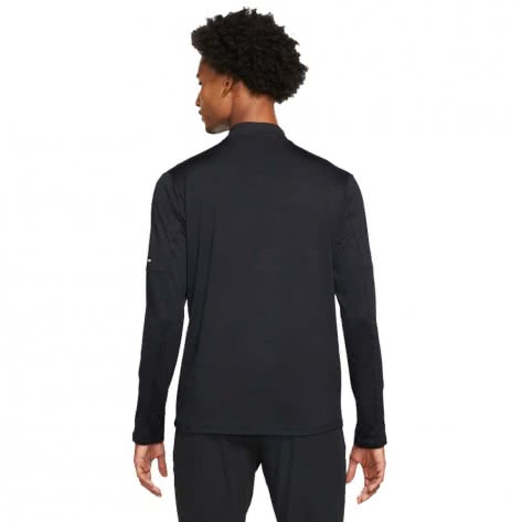 Nike Herren Laufoberteil Dri-FIT Element 1/2-Zip Running Top DD4756-010 M Black/Reflective Silver | M