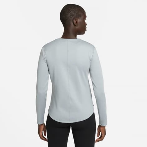 Nike Damen Langarmshirt Therma-FIT One Long-Sleeve Top DD4927-073 M Particle Grey/Htr/Black | M