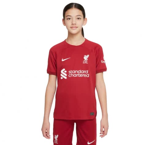Nike Kinder Trikot FC Liverpool 2022/23 Stadium Home DJ7862-609 158-170 Tough Red/Team Red-Wht | 158-170