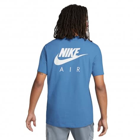Nike Herren T-Shirt NSW Air Tee DM6337-407 M Dk Marina Blue | M