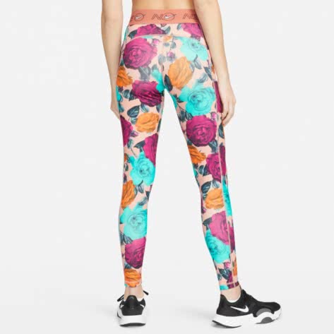 Nike Damen Trainingstight Mid-Rise Allover Print DM7467 