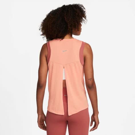 Nike Damen Tanktop Yoga Dri-FIT Tank DM7669-824 L Lt Madder Root/Rust/Grey | L