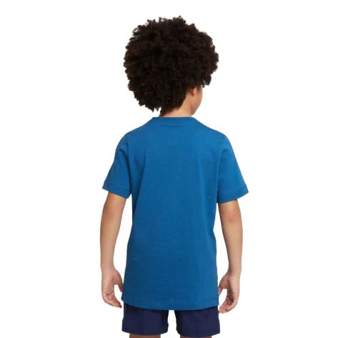 Nike Jungen T-Shirt Sportswear Casual Tee DO1809-407 122-128 Dk Marina Blue | 122-128