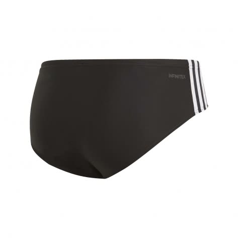 adidas Herren Badehose Fitness 3 Stripes Swim Trunk DP7536 0 Black/White | 0
