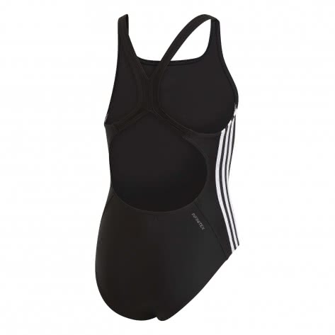 adidas Mädchen Badeanzug Athly V 3 Stripes Swimsuit Girls DQ3319 128 Black/White | 128