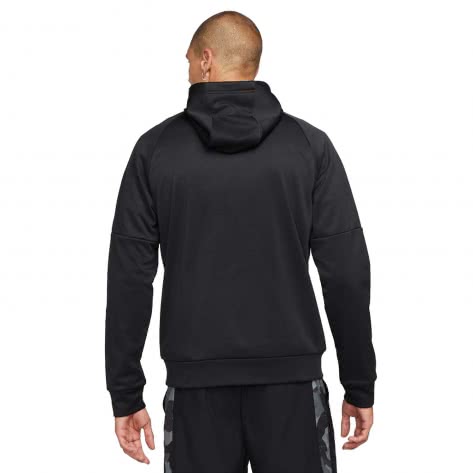Nike Herren Hoodie Therma-FIT Fullzip-Hoodie DQ4830-010 L Black/Black/White | L
