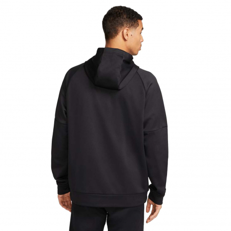 Nike Herren Kapuzenpullover Therma-FIT Fitness Hoodie DQ4834-010 L Black/Black/White | L