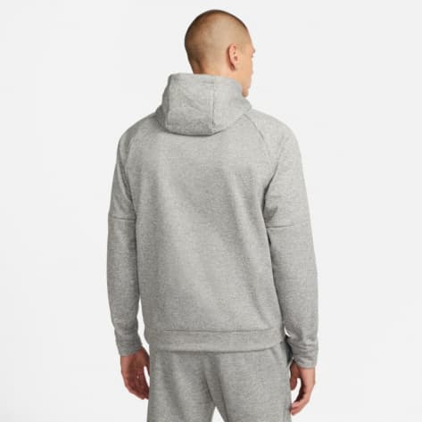 Nike Herren Kapuzenpullover Therma-FIT Fitness Hoodie DQ4834-063 L Dk Grey Heather/Particle Grey/Blck | L