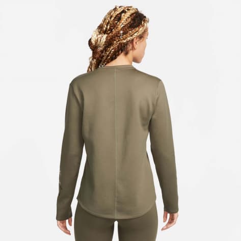 Nike Damen Langarmshirt Therma-FIT One Long-Sleeve Top DQ6178-222 XS Medium Olive/Dust/Black | S
