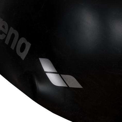 Arena Kinder Badekappe Classic Silicone Junior 91670 Schwarz/Silber Schwarz/Silber | One size