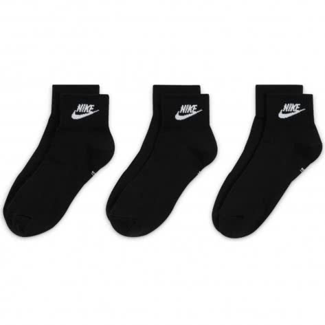 Nike Socken Everyday Essential 3er Pack DX5074-010 42-46 Black/White | 42-46
