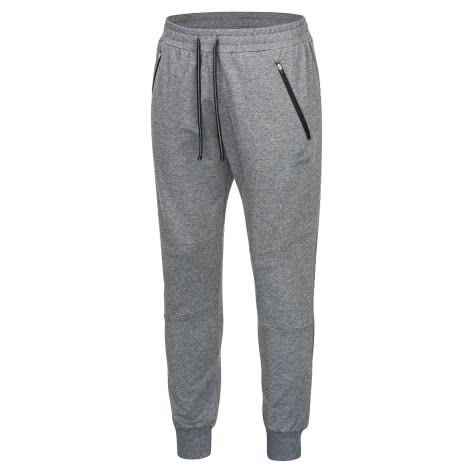 erima Herren Trainingshose Essential Sweathose 2101805 XXL Hellgrau Melange/Schwarz | XXL