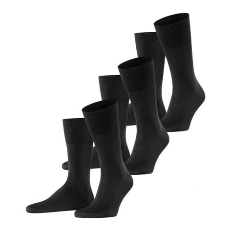 Falke Herren Socken Tiago Bundle 3P SO 12409-3000 43-44 Black | 43-44