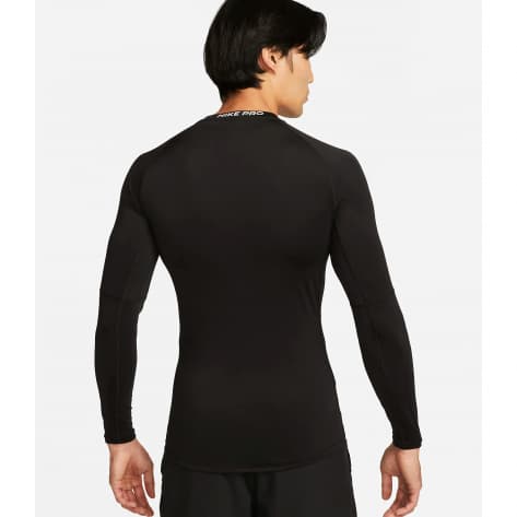 Nike Herren Langarmshirt Pro Dri-FIT Tight FB7919-010 M Black/White | M