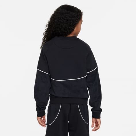 Nike Jungen Pullover Sportswear Sweatshirt FD3161-010 128-137 Black/White | 128-137