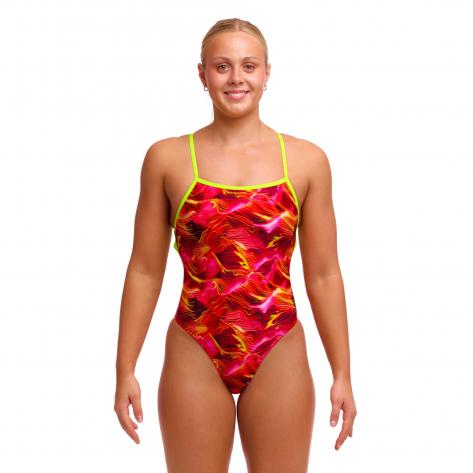Funkita Damen Badeanzug Strapped In One Piece FKS034L 